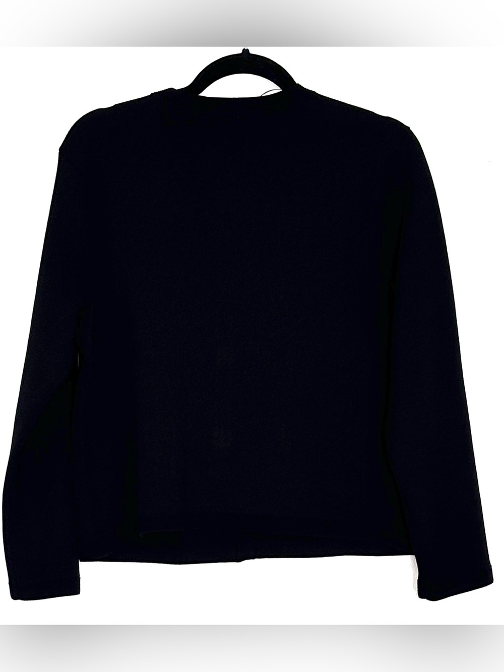 INC Petite Structured Long-Sleeve Sweater Jacket Black Size PL - Picture 2 of 4